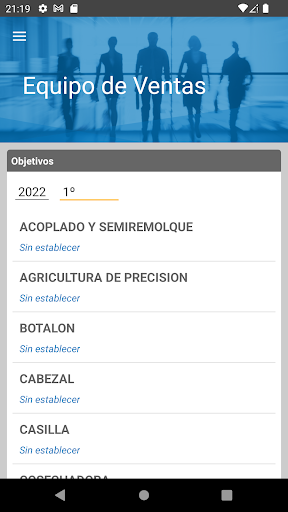Equipo de Ventas Screen 3
