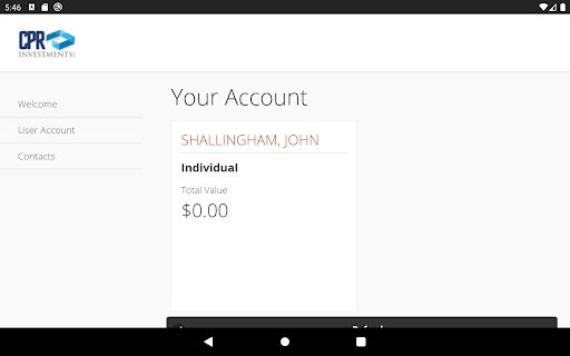 Android application CPR Investments, Inc screenshort