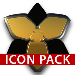NEMESIS HD Icon Pack gold blac: Download & Review