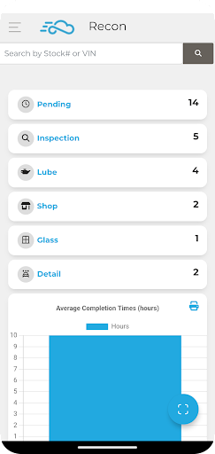 Android application ReconCloud screenshort