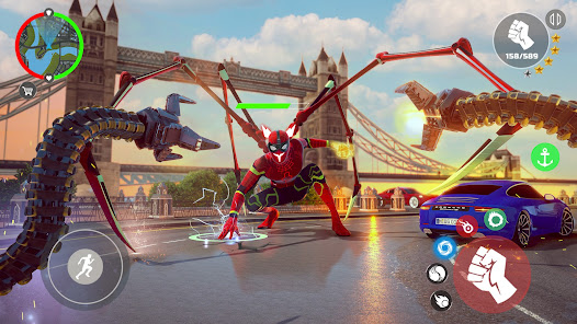 Spider Rope Hero Miami Games  screenshots 3