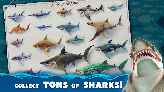 Hungry Shark World v5.2.0 MOD APK (Unlimited Money/Gems) Gallery 1