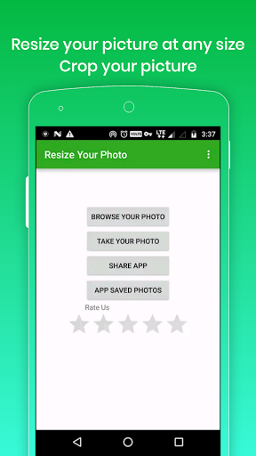Android application Resize/Crop Your Photo/Picture screenshort