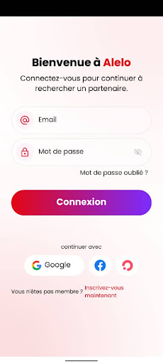 Android application Alelo screenshort