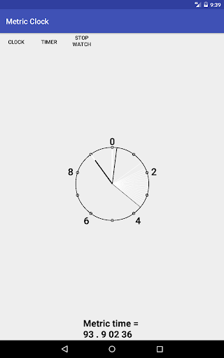 Metric Clock Screenshot 1 - AppWisp.com