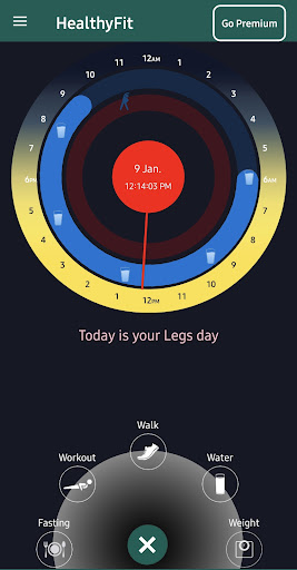 Android application HealthyFit Health & Fitness screenshort