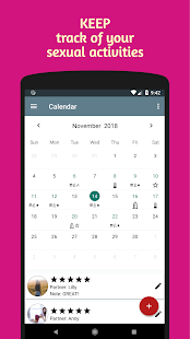 S*x Tracker Logger Calendar, Couple Adult Diary 3.7.39 APK screenshots 1