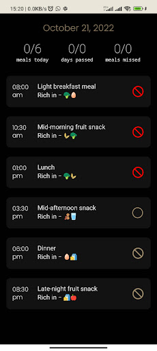 A Simple Diet Plan Screen 3