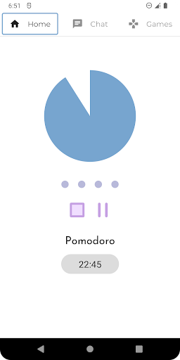 Android application Super Pomodoro screenshort
