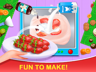 Ice Cream Roll Maker Cooking - Screenshot 2