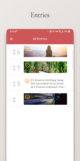 Just Diary Screen 3