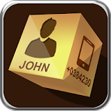 phone contact book 3D- Free icon