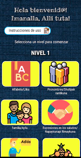 Android application Otavalo Rimay screenshort