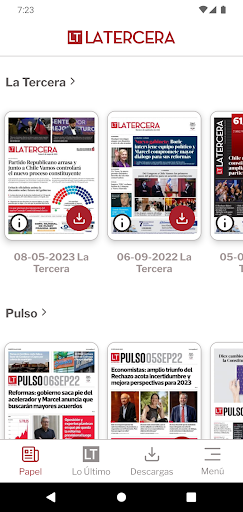 Android application La Tercera EA screenshort