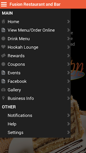 Fusion Restaurant and Bar Screen 2