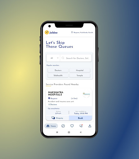 Android application Jaldee.com: Find, Book & Order screenshort