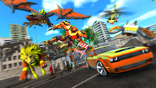 Android application Transformation War: Robot Game screenshort