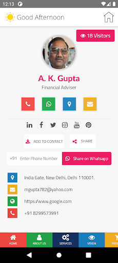 Android application Arvind Gupta screenshort