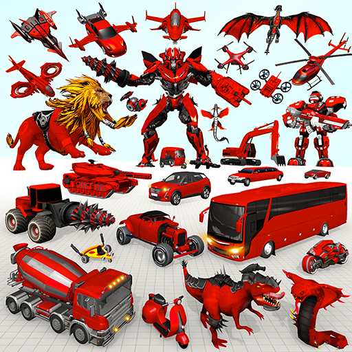 Lion Robot Car Game:Robot Game logo