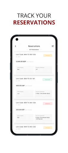 Android application My MarQ APP screenshort