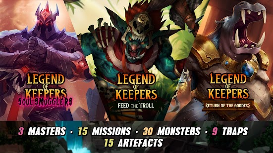 Schermata di Legend of Keeper