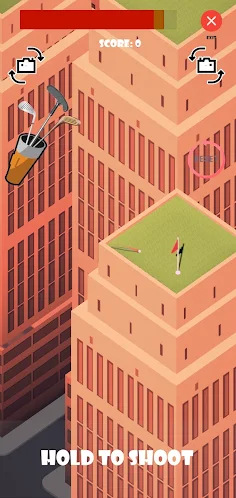 Rooftop Golf - Screenshot 2
