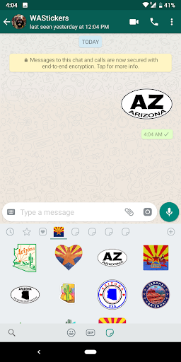 Arizona stickers for WhatsApp Screen 3