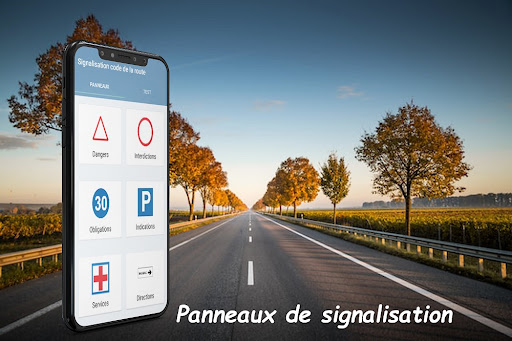 Android application Signalisation code de la route screenshort