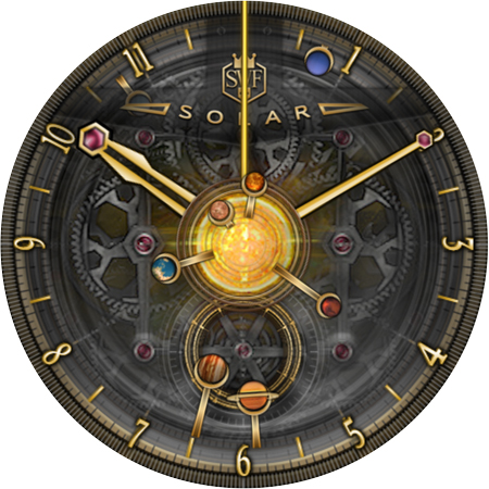 SWF Solar Planets Watch Face screenshot