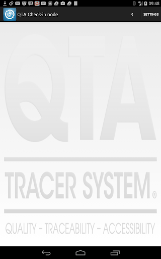 Android application QTA Check-In Node screenshort