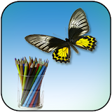 coloring book for kids icon