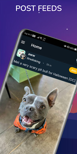 Android application Coteria - Mini Social Media screenshort