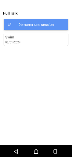Android application FullTalk screenshort