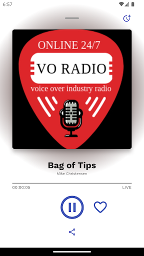 VO Radio Online Screen 2