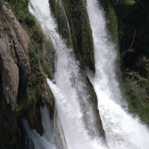 real waterfall video wallpaper logo