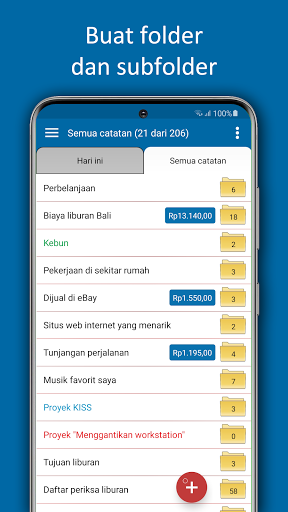 Pratinjau aplikasi