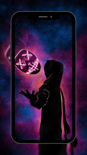 LED Purge Mask Wallpaper