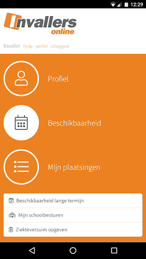 Android application Invallers Online screenshort
