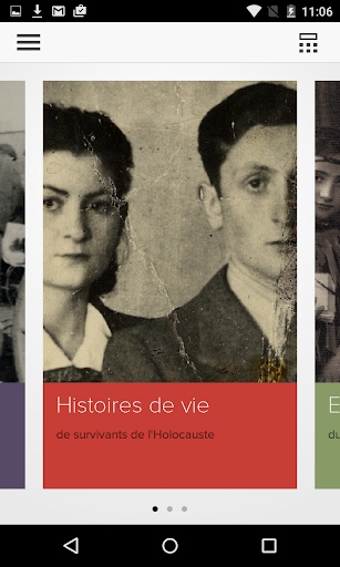 Aperçu de l'application