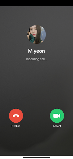 (G)I-DLE Fake Video Call, Chat Screen 2