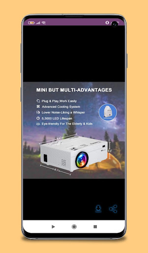 auking mini projector review Screen 3