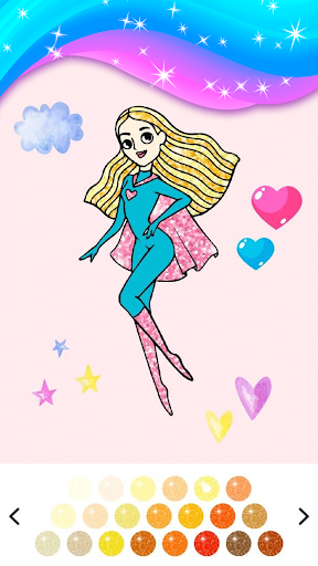 Girls Coloring Game for girls