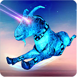 Goat Flying Robot: Super Eye Laser and Horn Attack icon