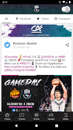 Boulazac Basket Dordogne Screen 3