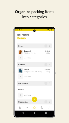 Packingbird — Packing List App