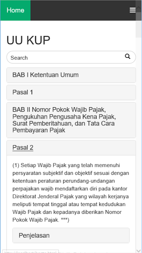 Toolkit Pajak Screen 2
