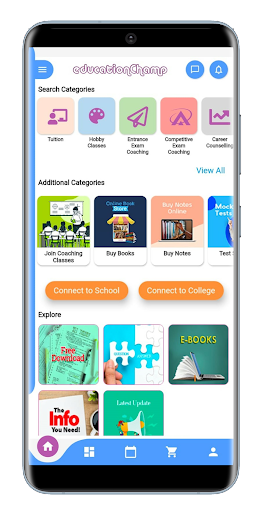 Android application eC Student screenshort