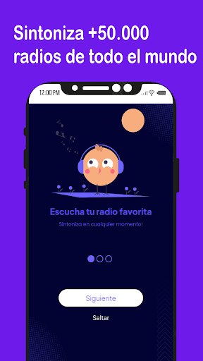 Android application WyRadio: radios FM AM, musica screenshort