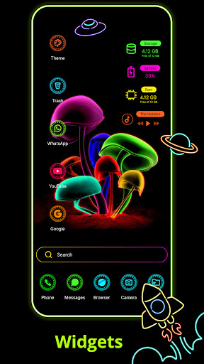 Neon Launcher - Personalization - apps