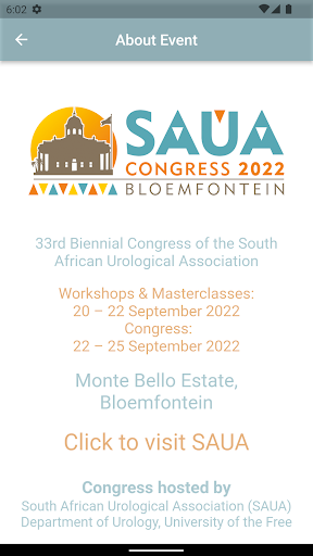 SAUA Congress Screen 3